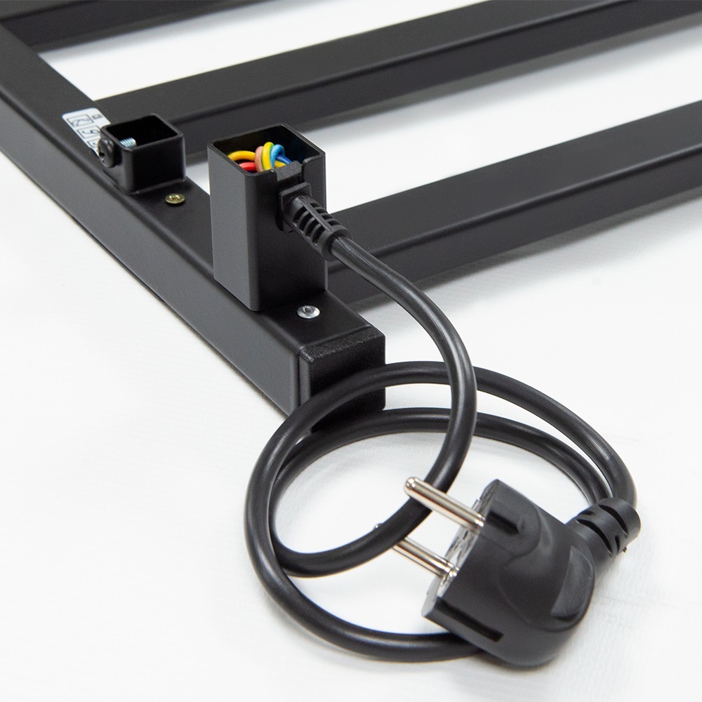 Полотенцесушитель Пэк сп 6 П 80х50 черный ВГП